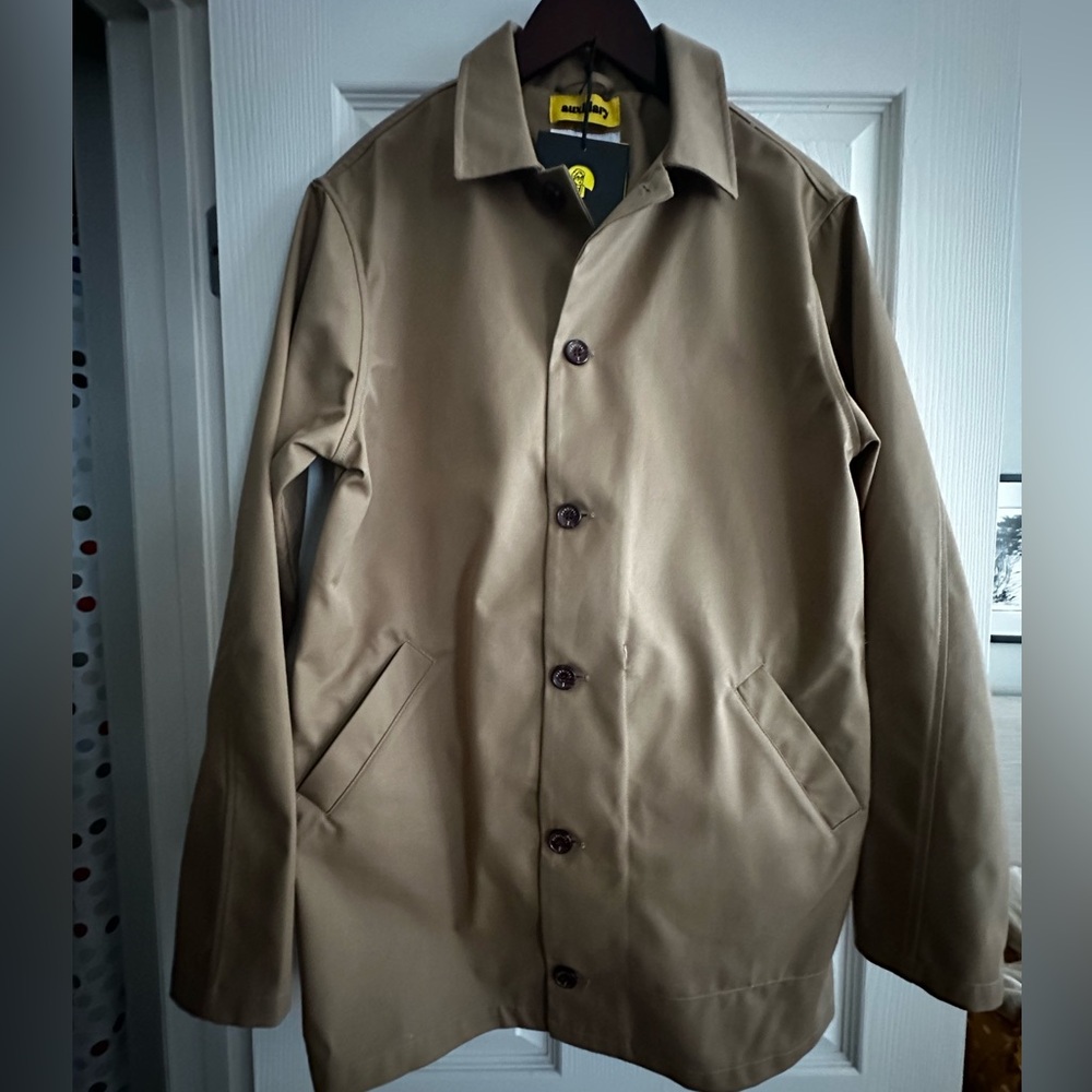 Percival Auxiliary Waterproof Sherlock - Tan/Navy - NWT